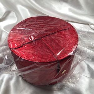 Elizabeth Arden Red Metallic Cosmetic Case